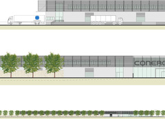 Conergy_Produktion Solarpanele Rangsdorf_Ansichten Tröger Architekten München 2/2